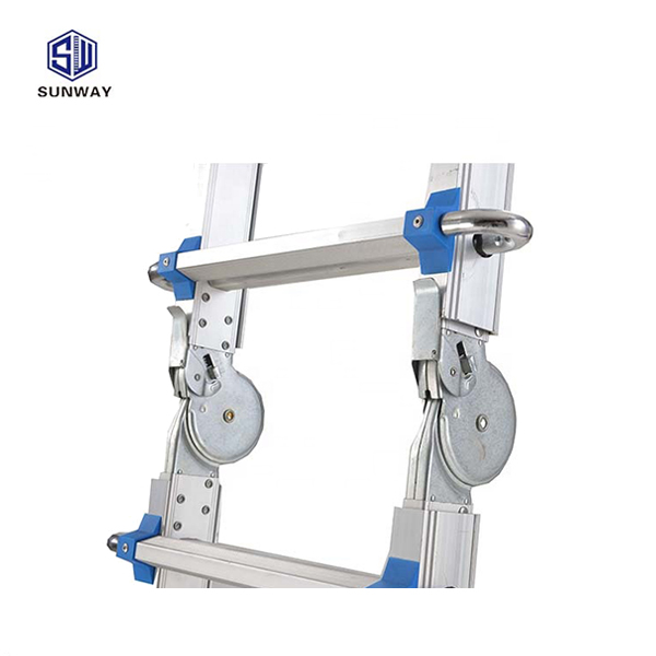 Aluminum safety lightweight little giant folding ladder 4*4 steps Buy