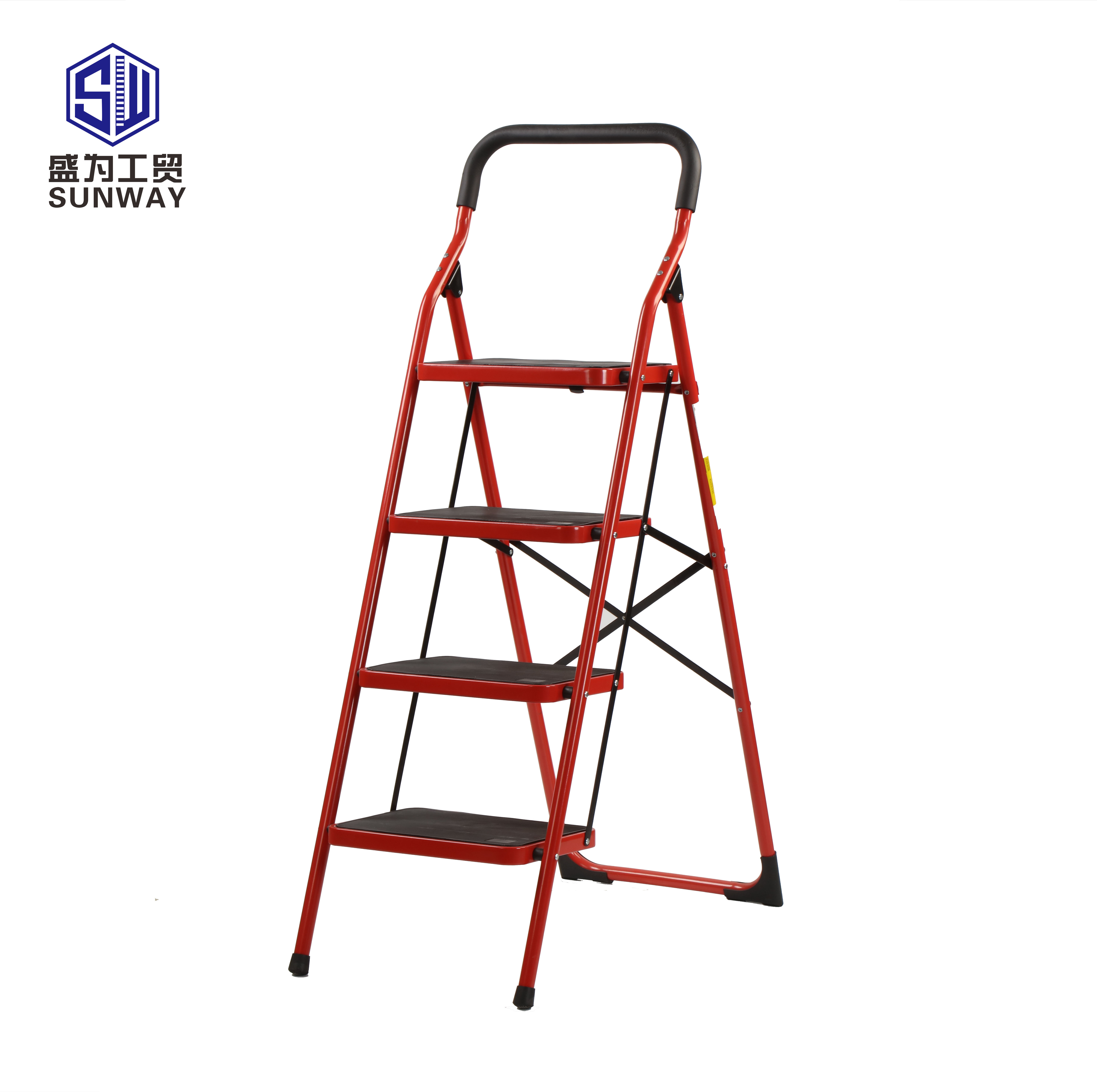 safety foldable 4 steps steel ladder iron ladder Buy steel ladder