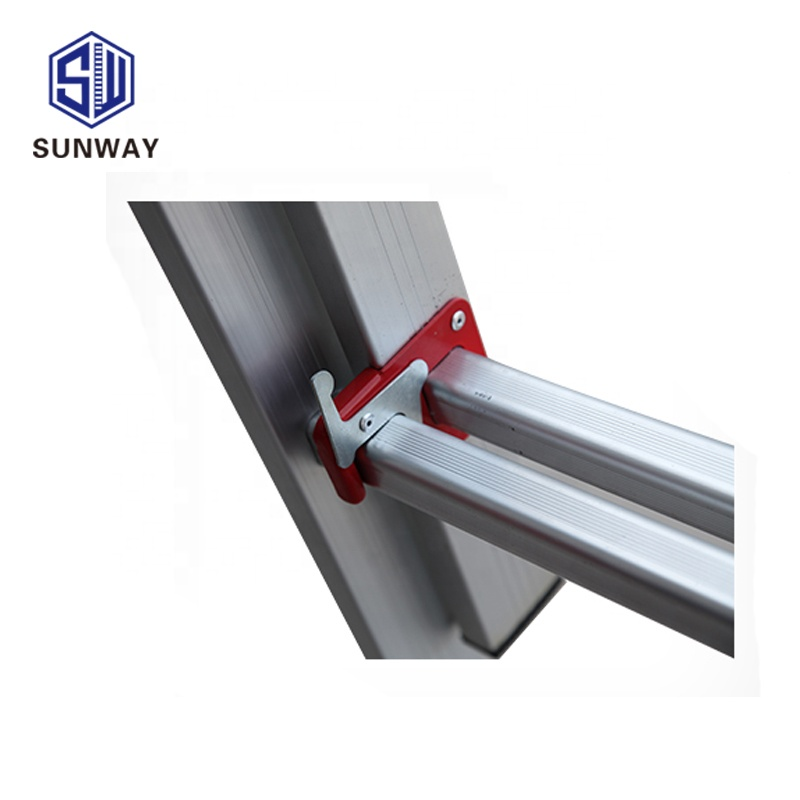 Multifunctional folding domestic use 3-section aluminum stepladder 9 ...